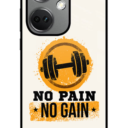 No Pain No Gain OnePlus Nord CE 3 5G Glass Case