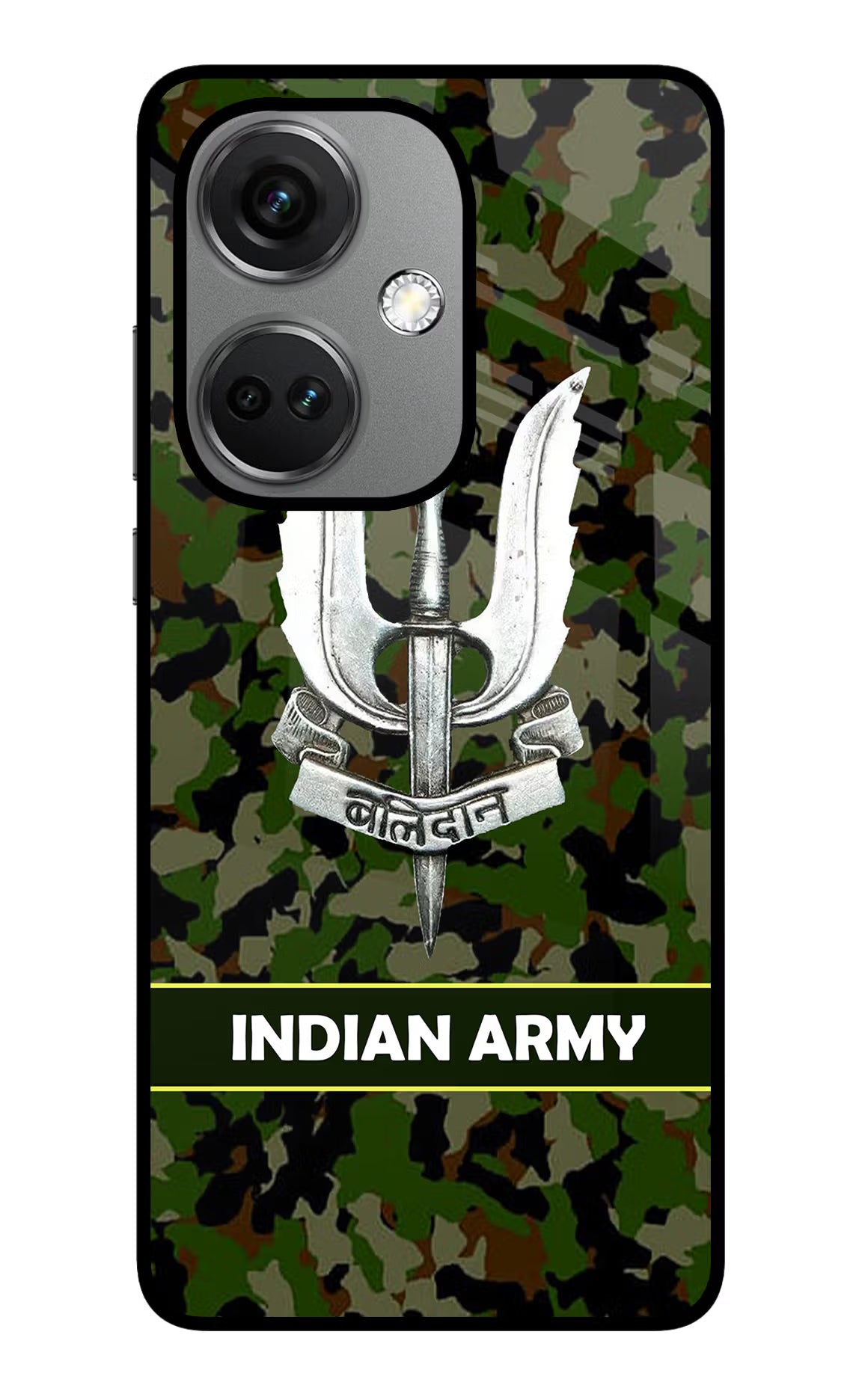 Balidan Indian Logo OnePlus Nord CE 3 5G Glass Case Back Cover by Casekaro