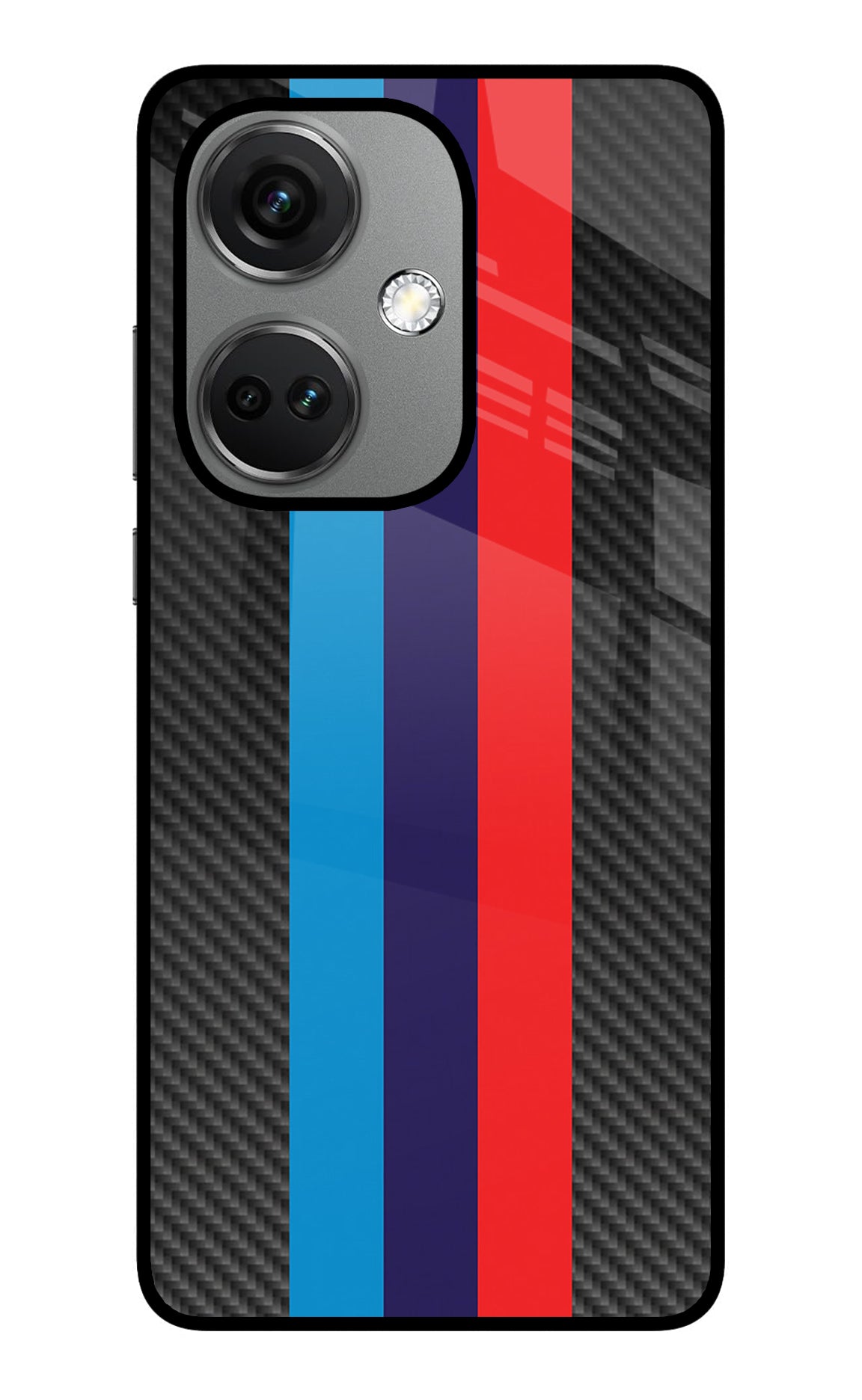 BMW Stripes Pattern OnePlus Nord CE 3 5G Glass Case