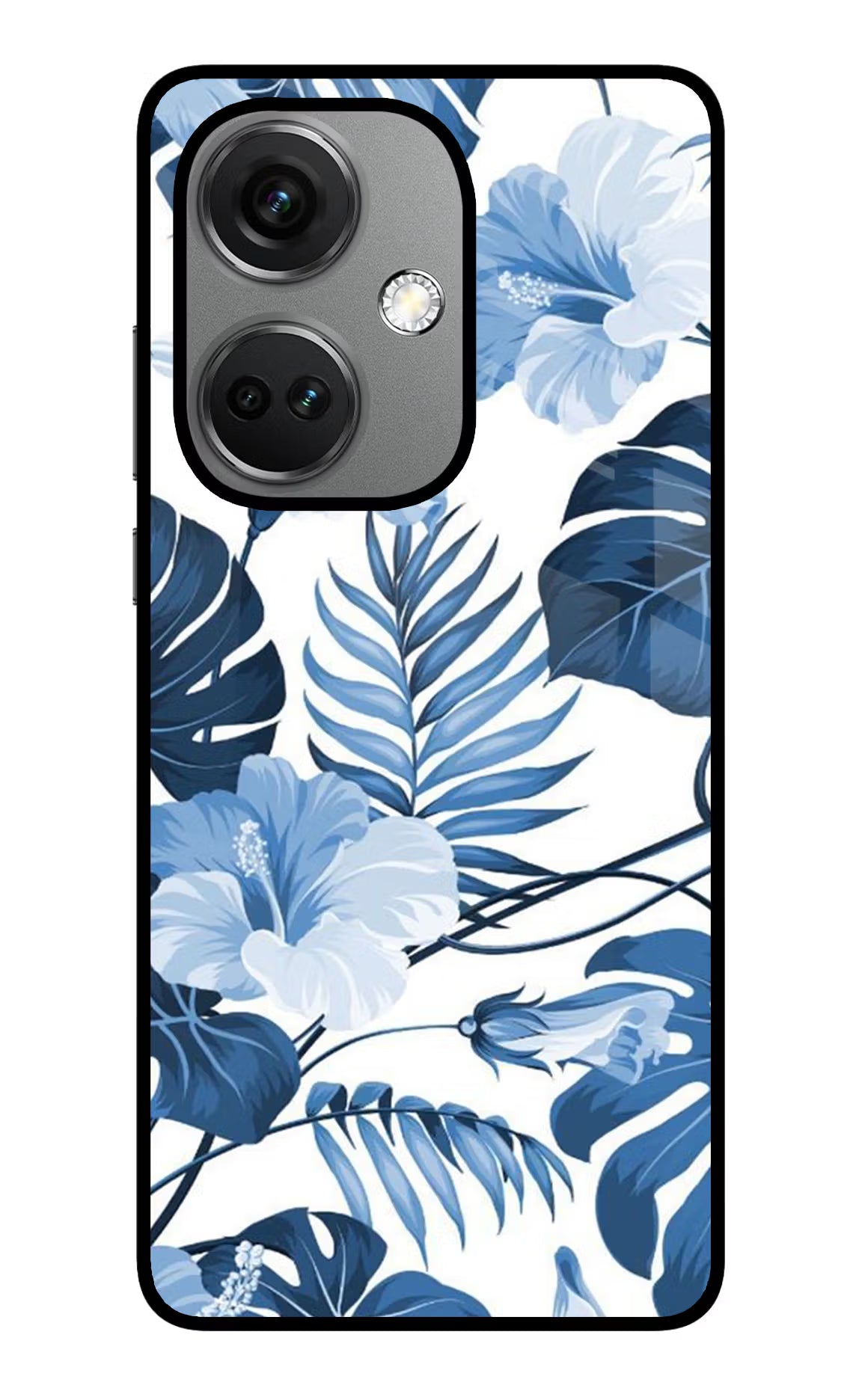Fabric Art OnePlus Nord CE 3 5G Glass Case Back Cover by Casekaro