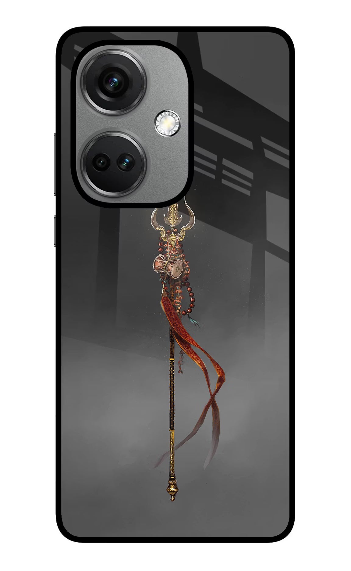 Shiv Trishul OnePlus Nord CE 3 5G Glass Case Back Cover by Casekaro