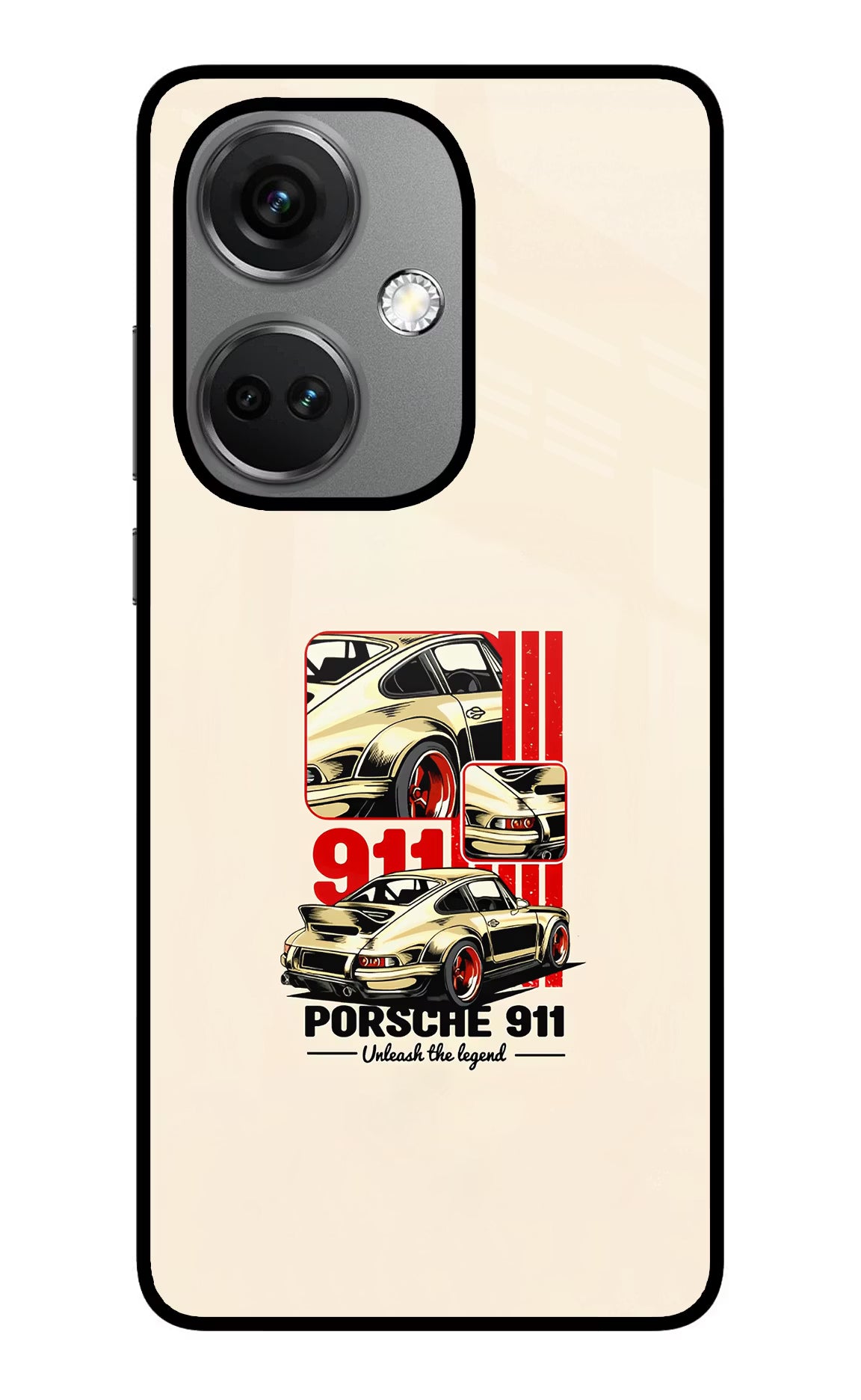 Classic Porsche 911 OnePlus Nord CE 3 5G Glass Case Back Cover by Casekaro