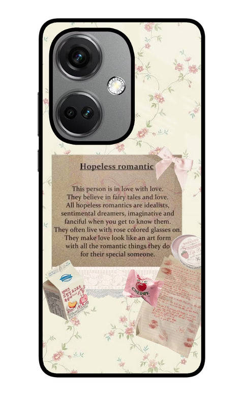 Hopeless Romantic OnePlus Nord CE 3 5G Glass Case