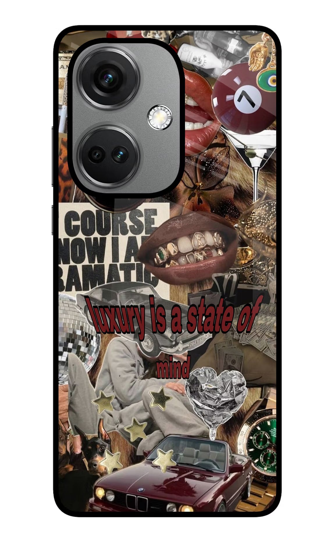 Luxury OnePlus Nord CE 3 5G Glass Case Back Cover by Casekaro