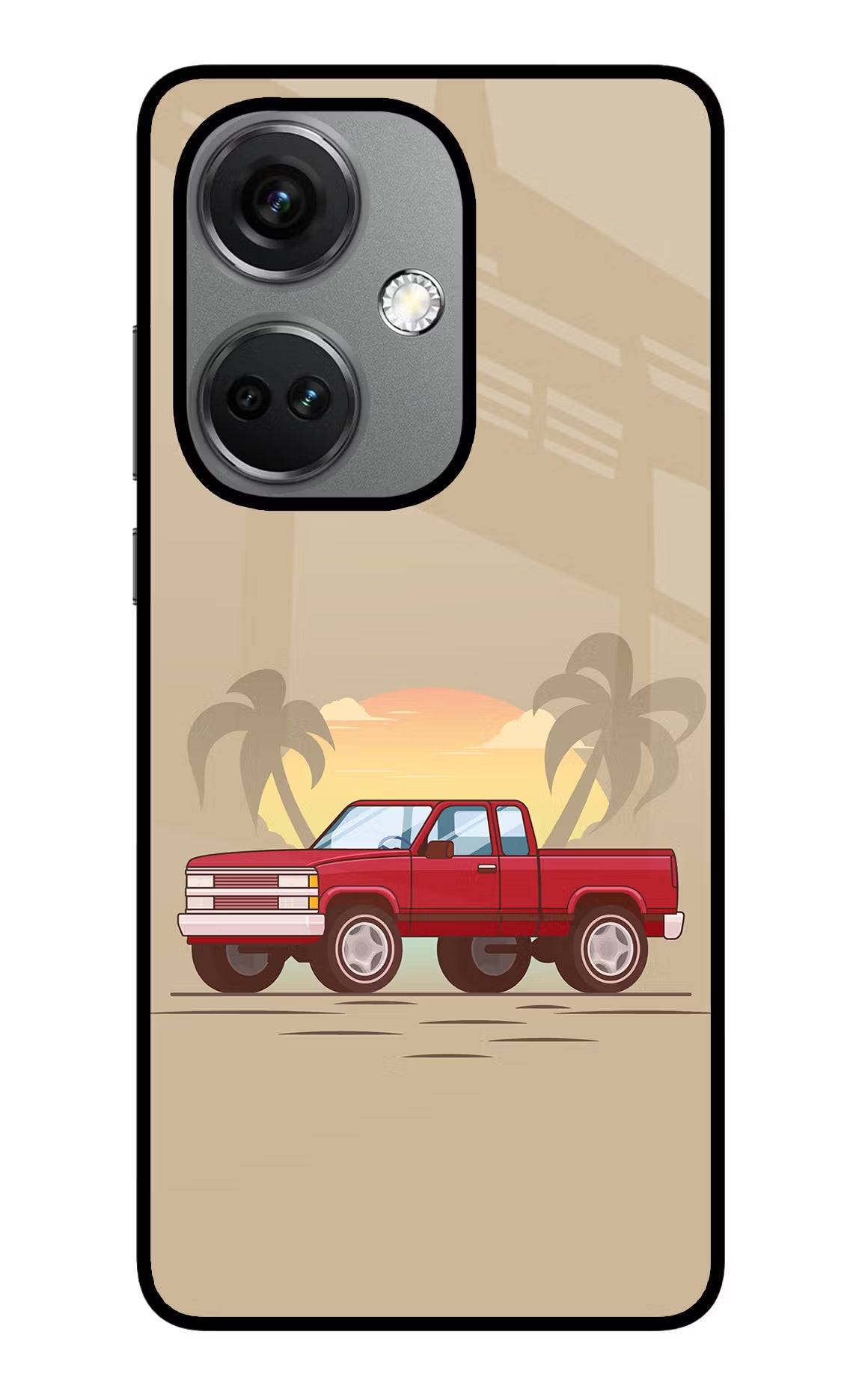 Desert Classic Drive OnePlus Nord CE 3 5G Glass Case Back Cover by Casekaro