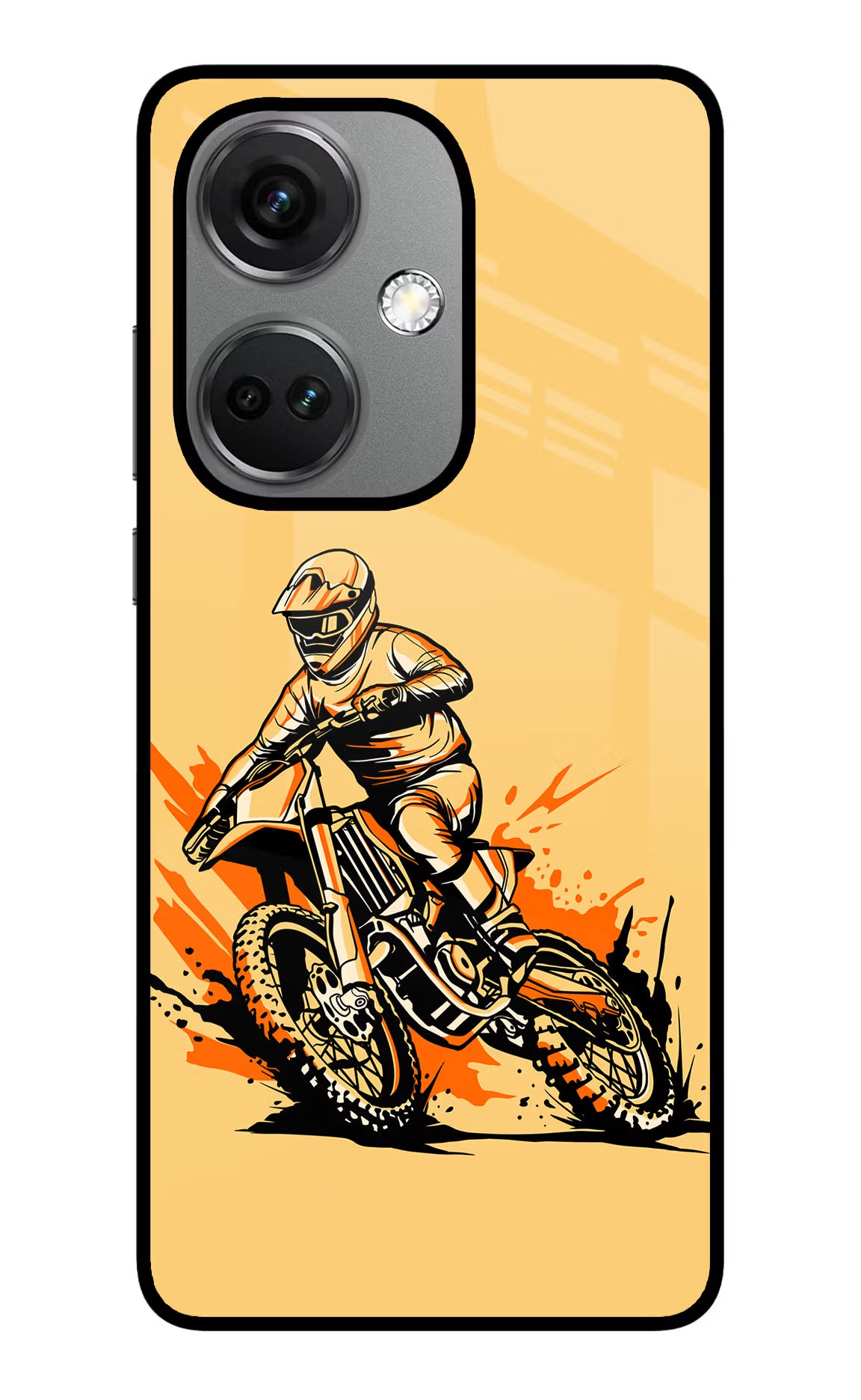 Off-Road Fury OnePlus Nord CE 3 5G Glass Case Back Cover by Casekaro