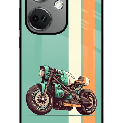 Striped Moto Drift OnePlus Nord CE 3 5G Glass Case