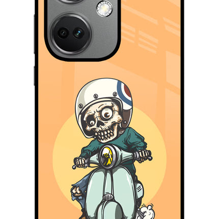 Undead Biker OnePlus Nord CE 3 5G Glass Case
