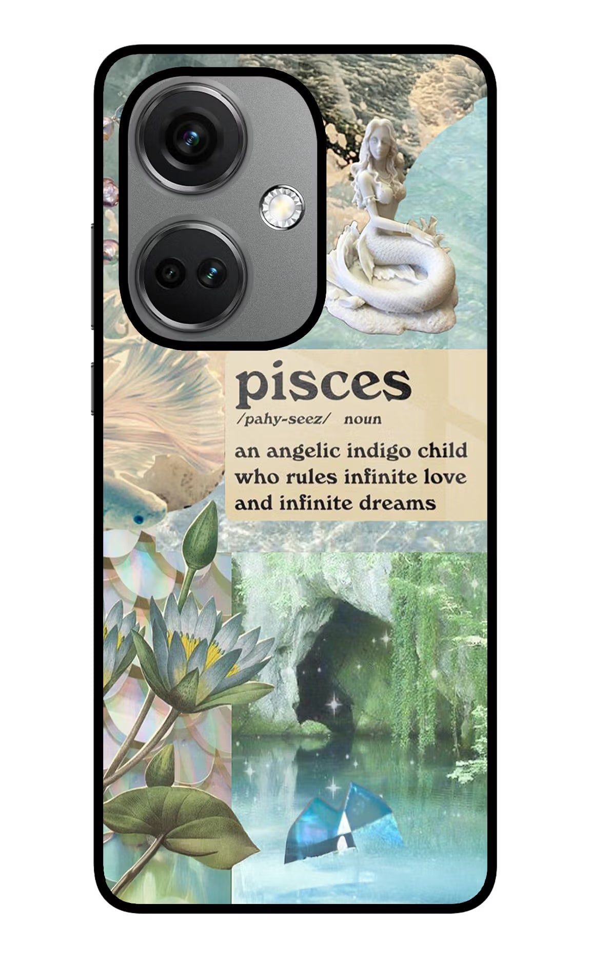 Pisces Zodiac OnePlus Nord CE 3 5G Glass Case Back Cover by Casekaro