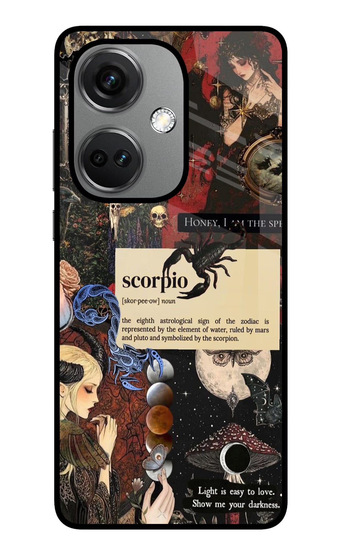 Scorpio Zodiac OnePlus Nord CE 3 5G Glass Case Back Cover by Casekaro