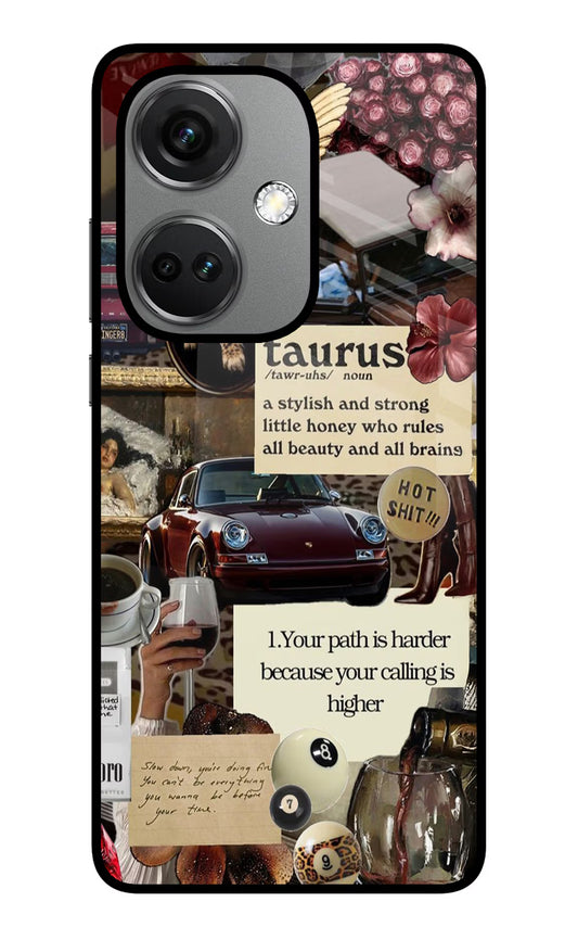 Taurus Zodiac OnePlus Nord CE 3 5G Glass Case