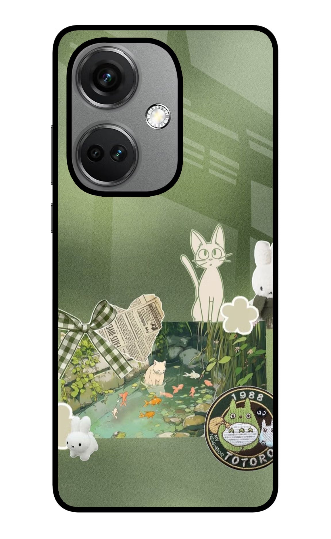 Aesthetic anime OnePlus Nord CE 3 5G Glass Case Back Cover by Casekaro
