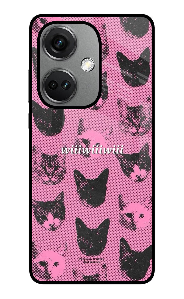 Pink Cats OnePlus Nord CE 3 5G Glass Case