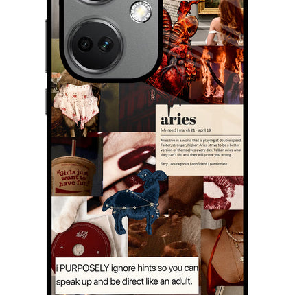 Zodiac Aries OnePlus Nord CE 3 5G Glass Case