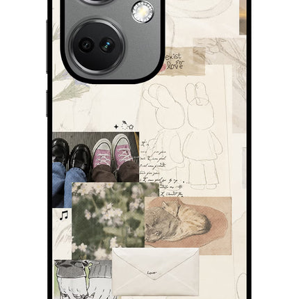 Soft Aesthetic OnePlus Nord CE 3 5G Glass Case