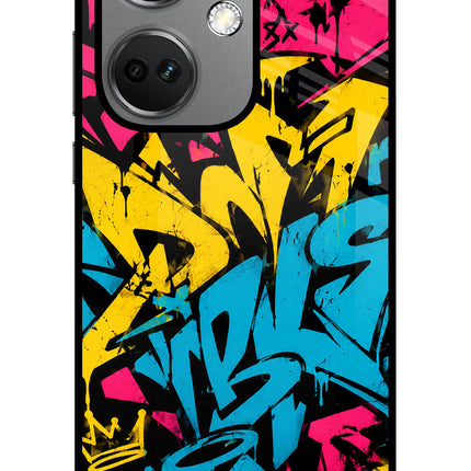 Graffiti Vibe OnePlus Nord CE 3 5G Glass Case
