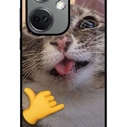 Silly Cat Call OnePlus Nord CE 3 5G Glass Case