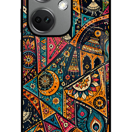 Folk Print OnePlus Nord CE 3 5G Glass Case
