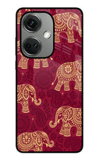 Maroon Elephant OnePlus Nord CE 3 5G Glass Case