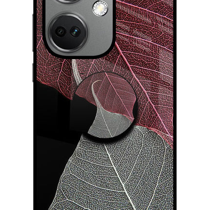 Leaf Pattern OnePlus Nord CE 3 5G Glass Case