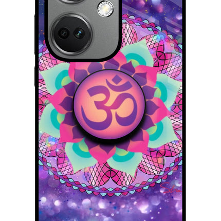 Om Purple OnePlus Nord CE 3 5G Glass Case