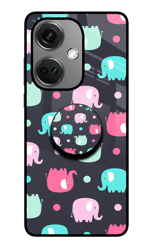 Baby Elephants OnePlus Nord CE 3 5G Glass Case