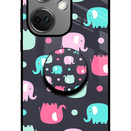 Baby Elephants OnePlus Nord CE 3 5G Glass Case