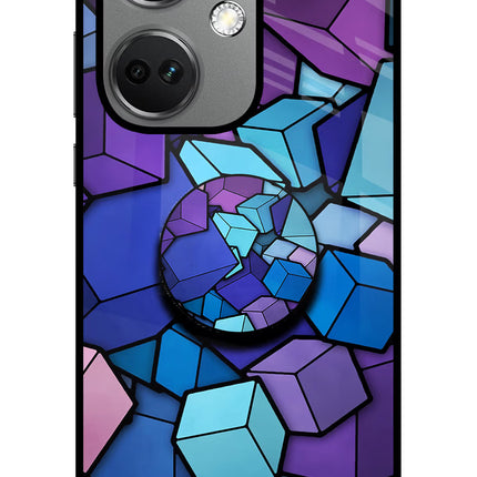Cubic Abstract OnePlus Nord CE 3 5G Glass Case