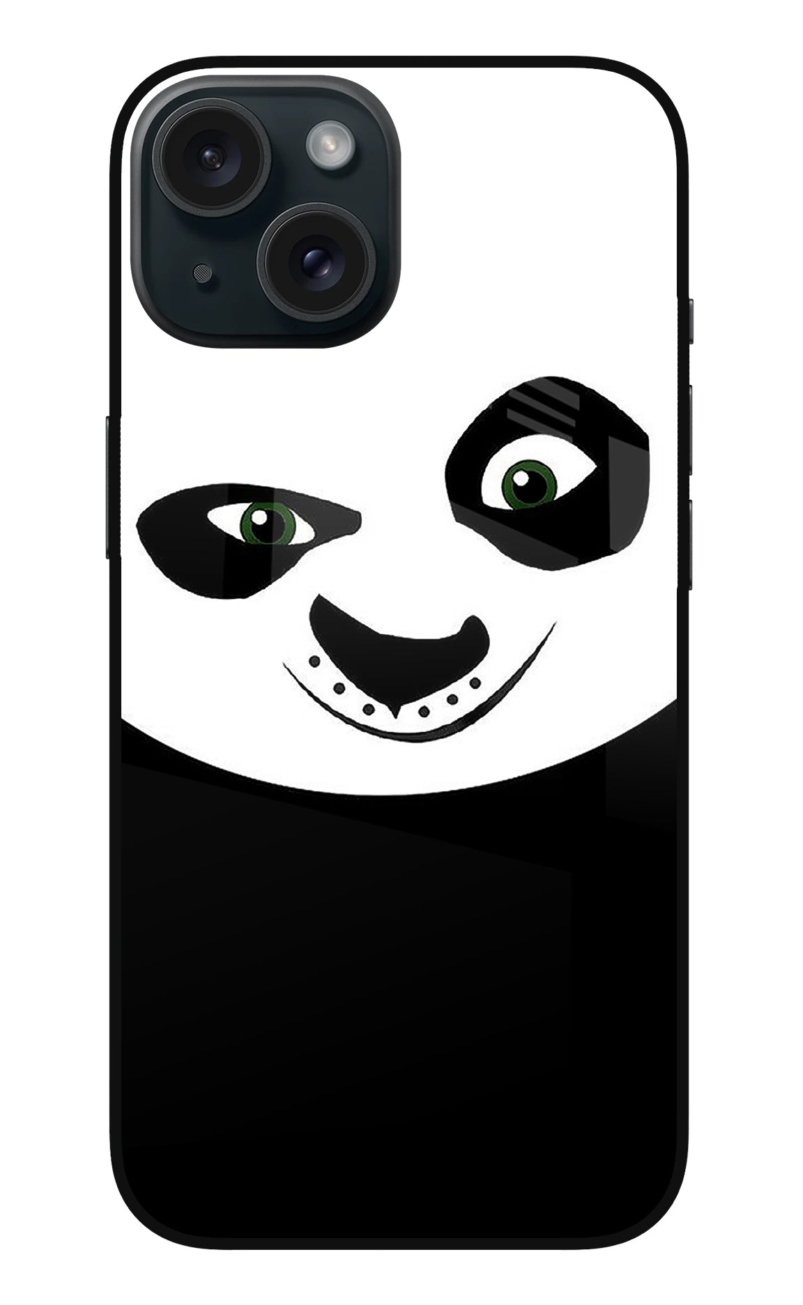Panda iPhone 15 Glass Case