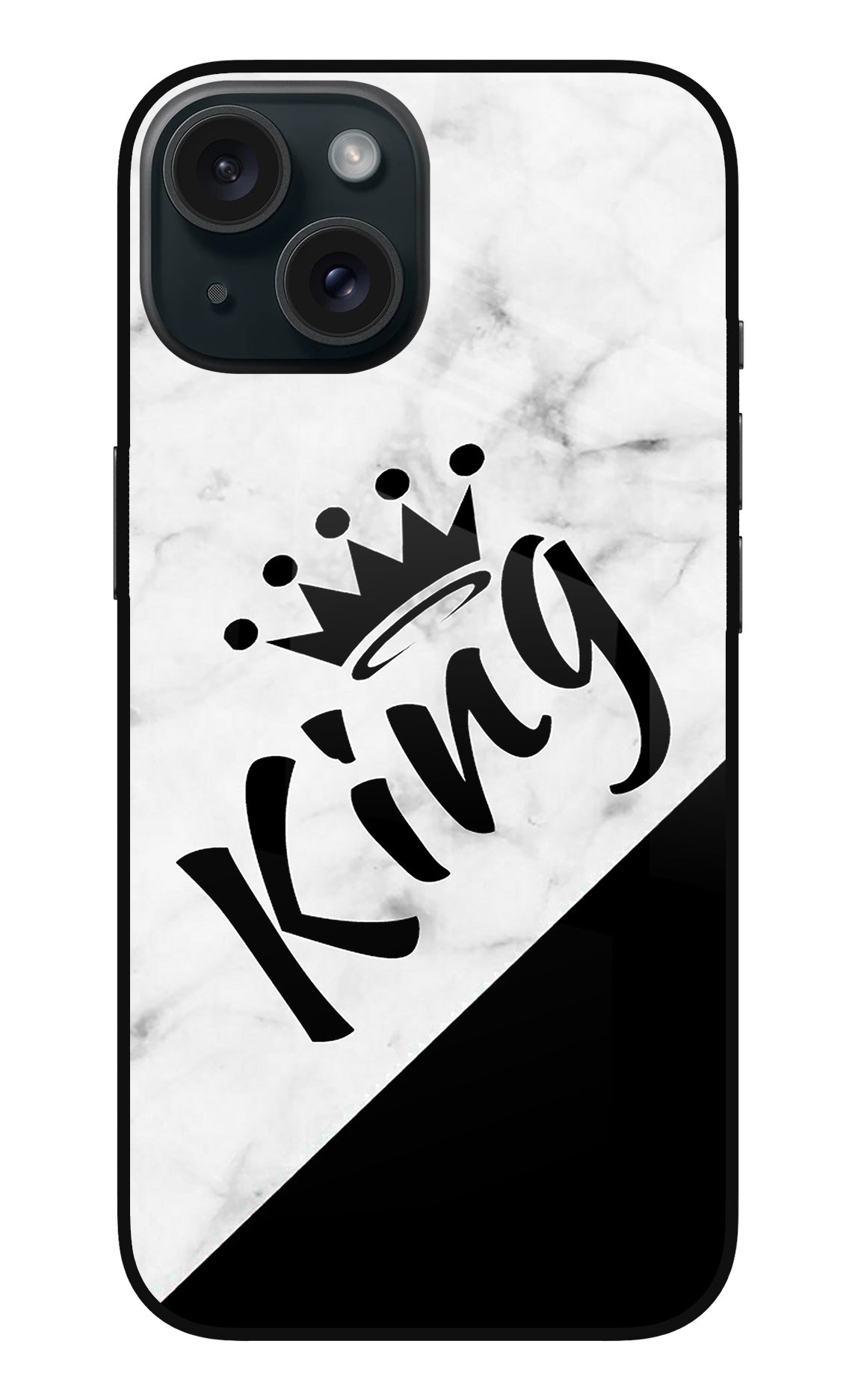 King iPhone 15 Glass Case