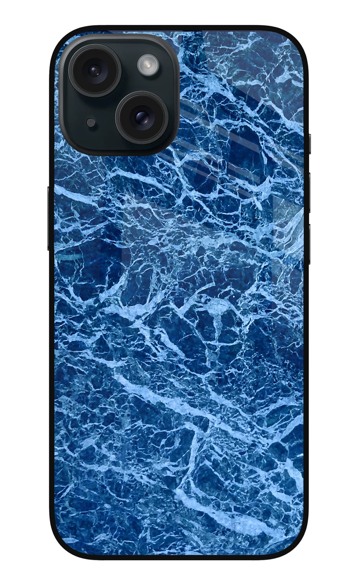 Blue Marble iPhone 15 Glass Case
