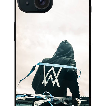Alan Walker iPhone 15 Glass Case