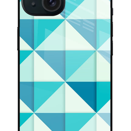 Abstract iPhone 15 Glass Case