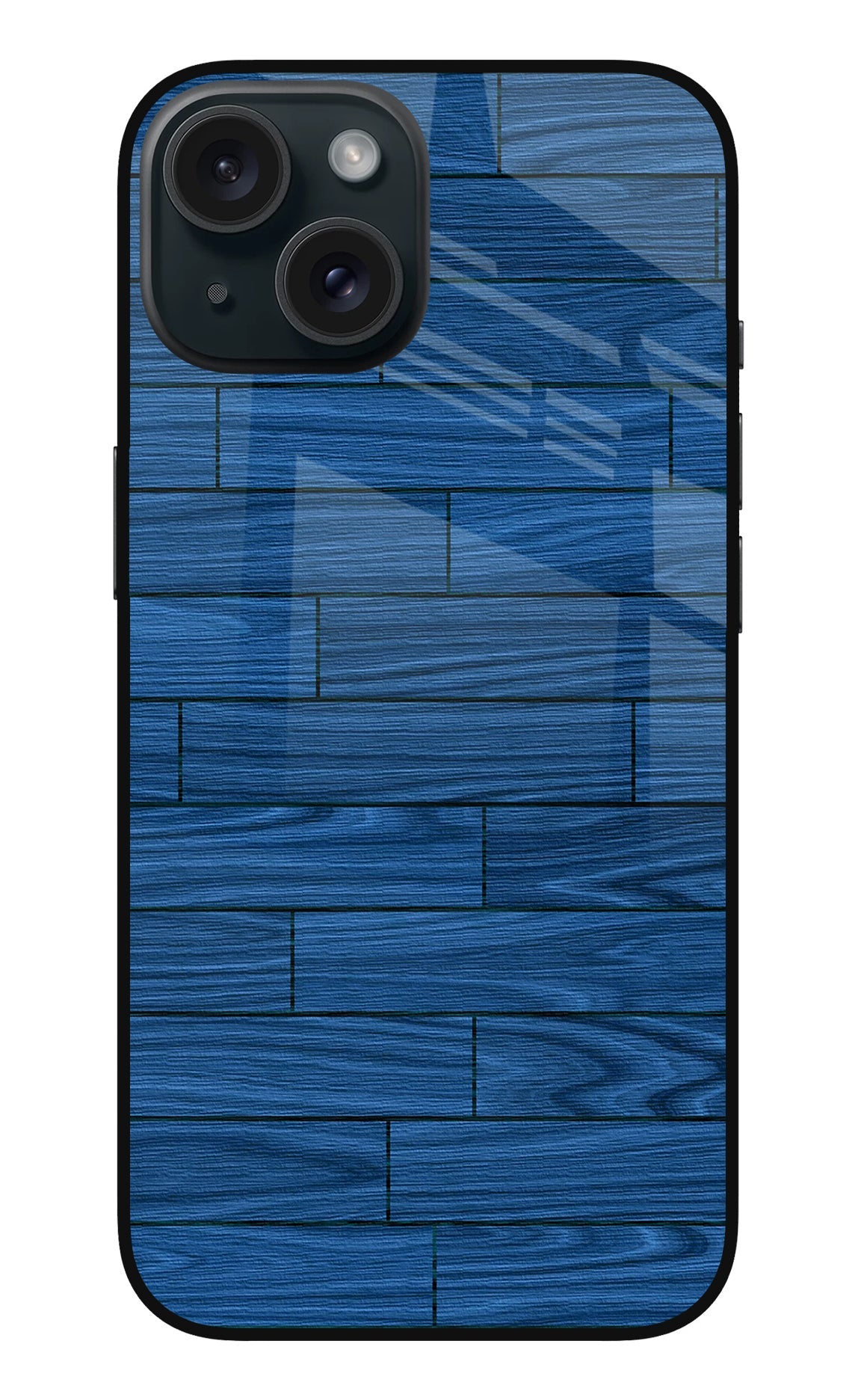 Wooden Texture iPhone 15 Glass Case