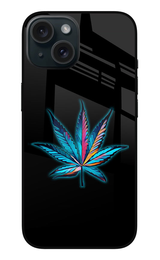 Weed iPhone 15 Glass Case