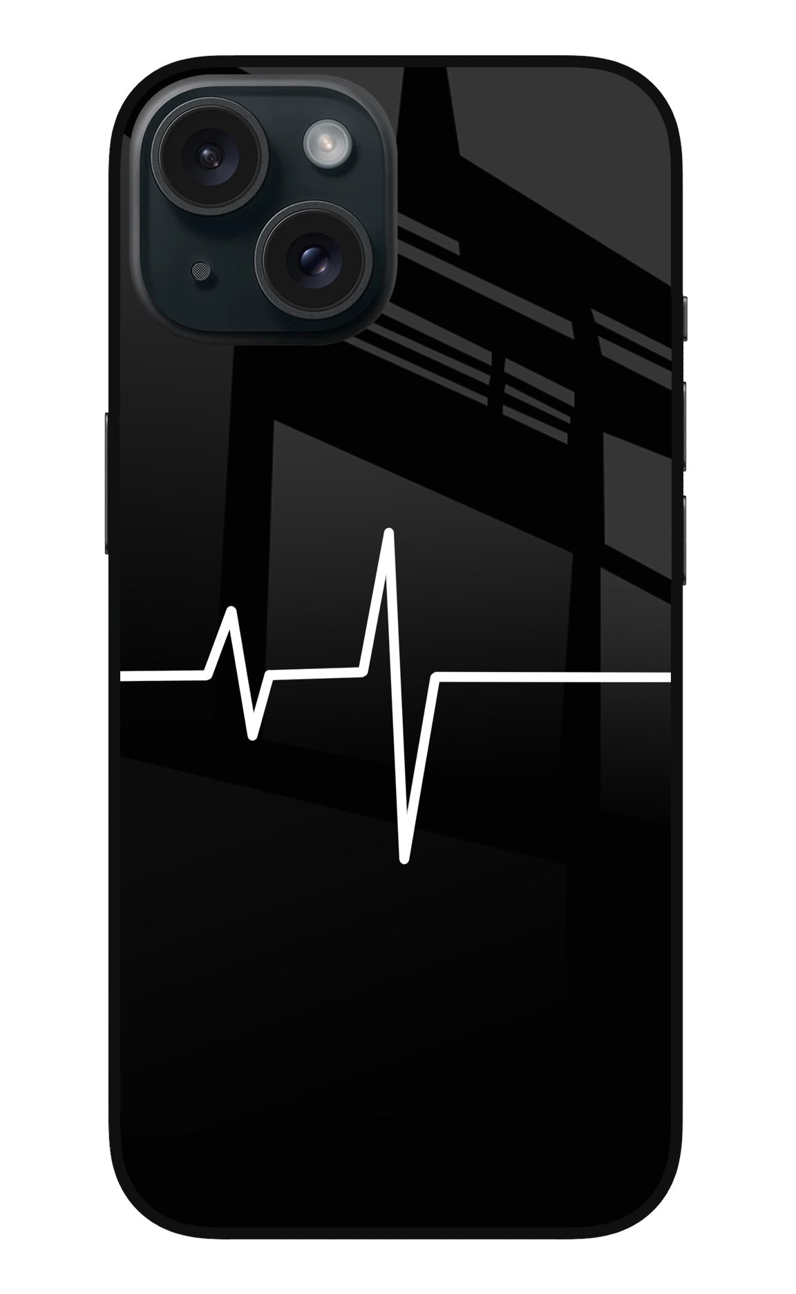 Heart Beats iPhone 15 Glass Case