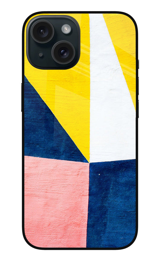 Colourful Art iPhone 15 Glass Case