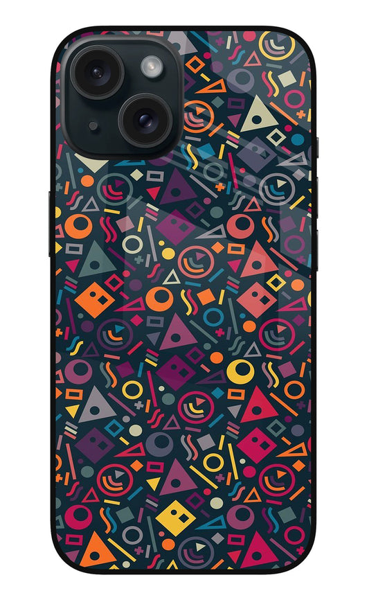 Geometric Abstract iPhone 15 Glass Case