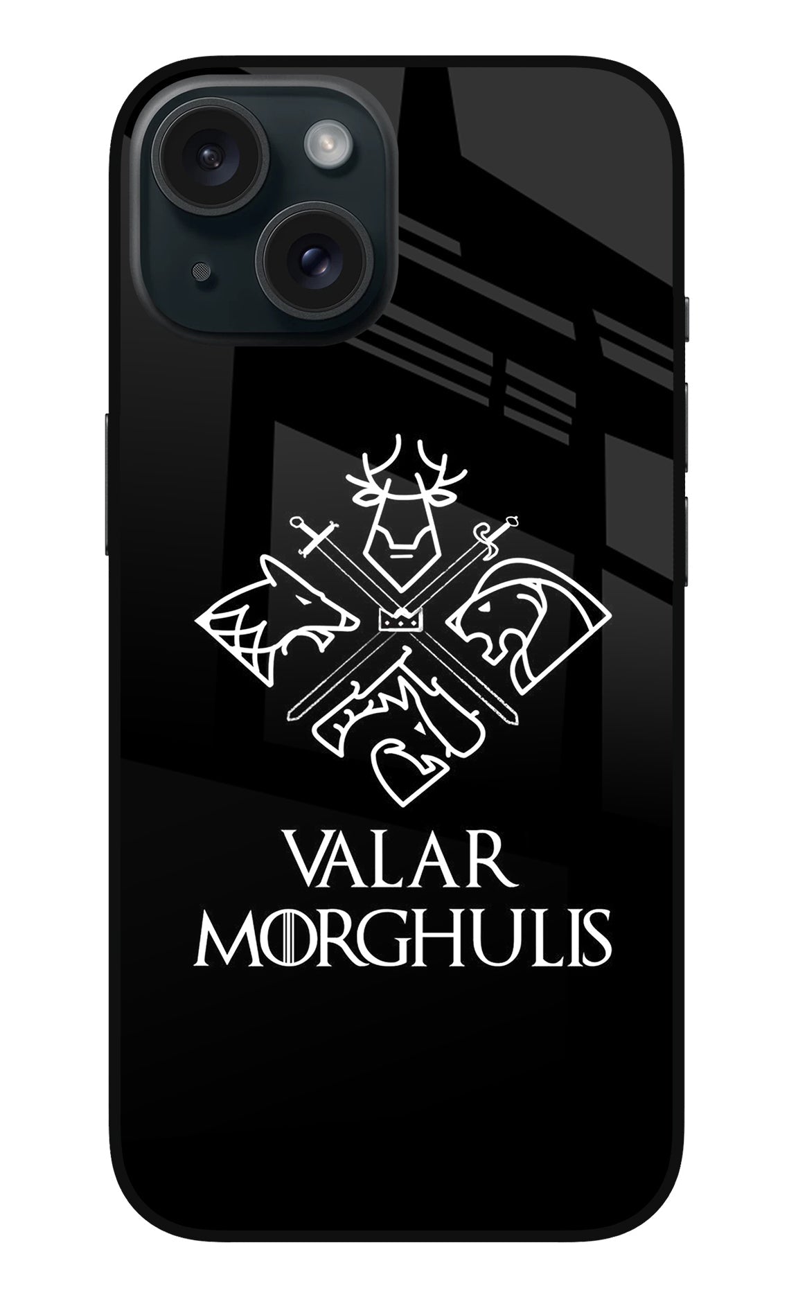 Valar Morghulis | Game Of Thrones iPhone 15 Glass Case