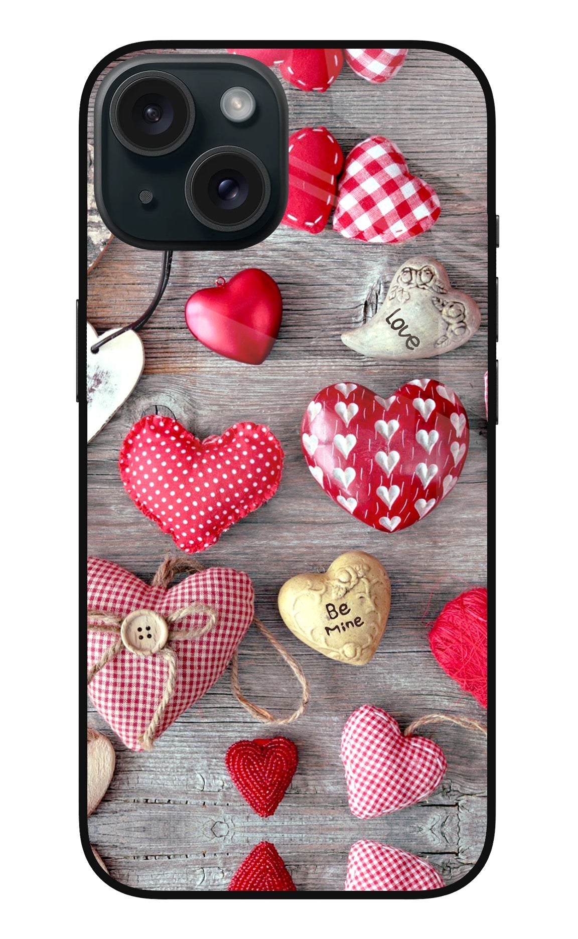 Love Wallpaper iPhone 15 Back Cover