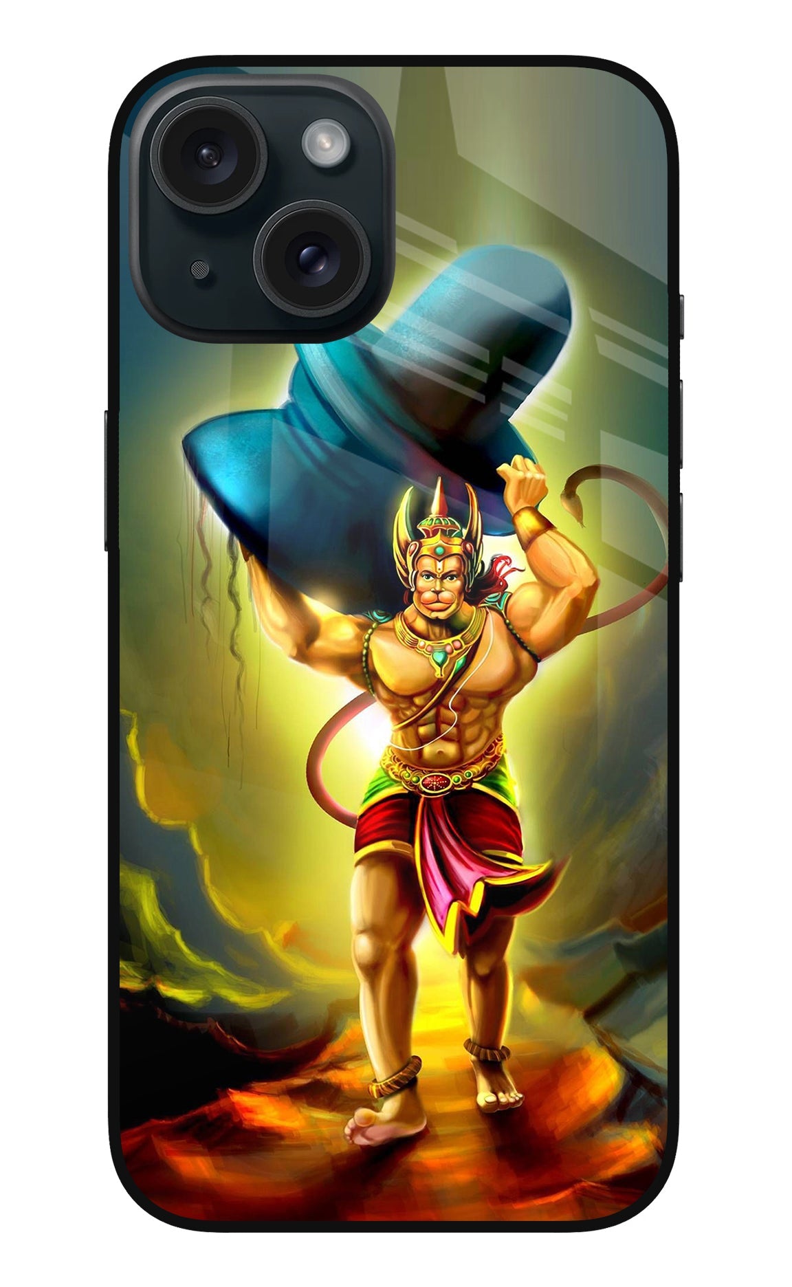 Lord Hanuman iPhone 15 Back Cover