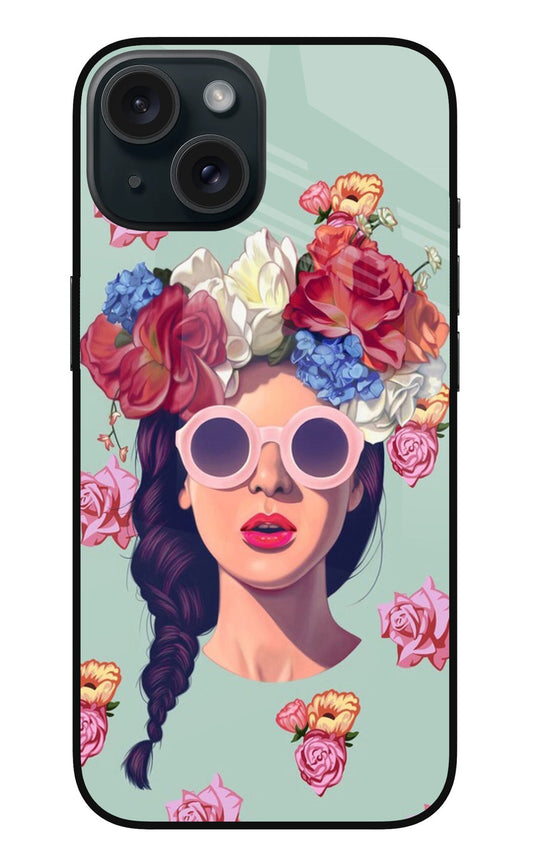 Pretty Girl iPhone 15 Glass Case