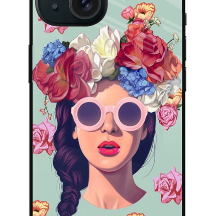 Pretty Girl iPhone 15 Glass Case