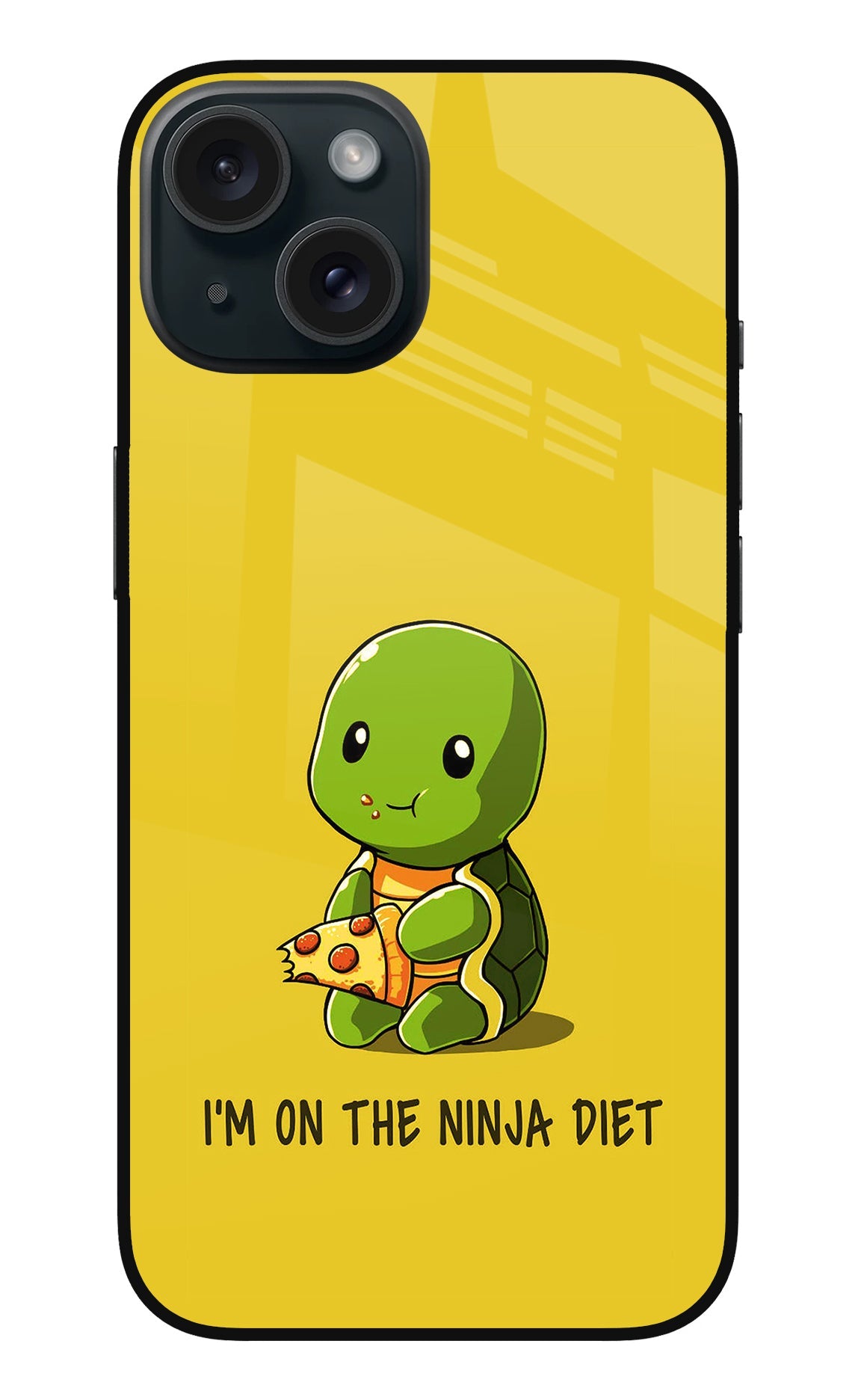 I'm on Ninja Diet iPhone 15 Glass Case