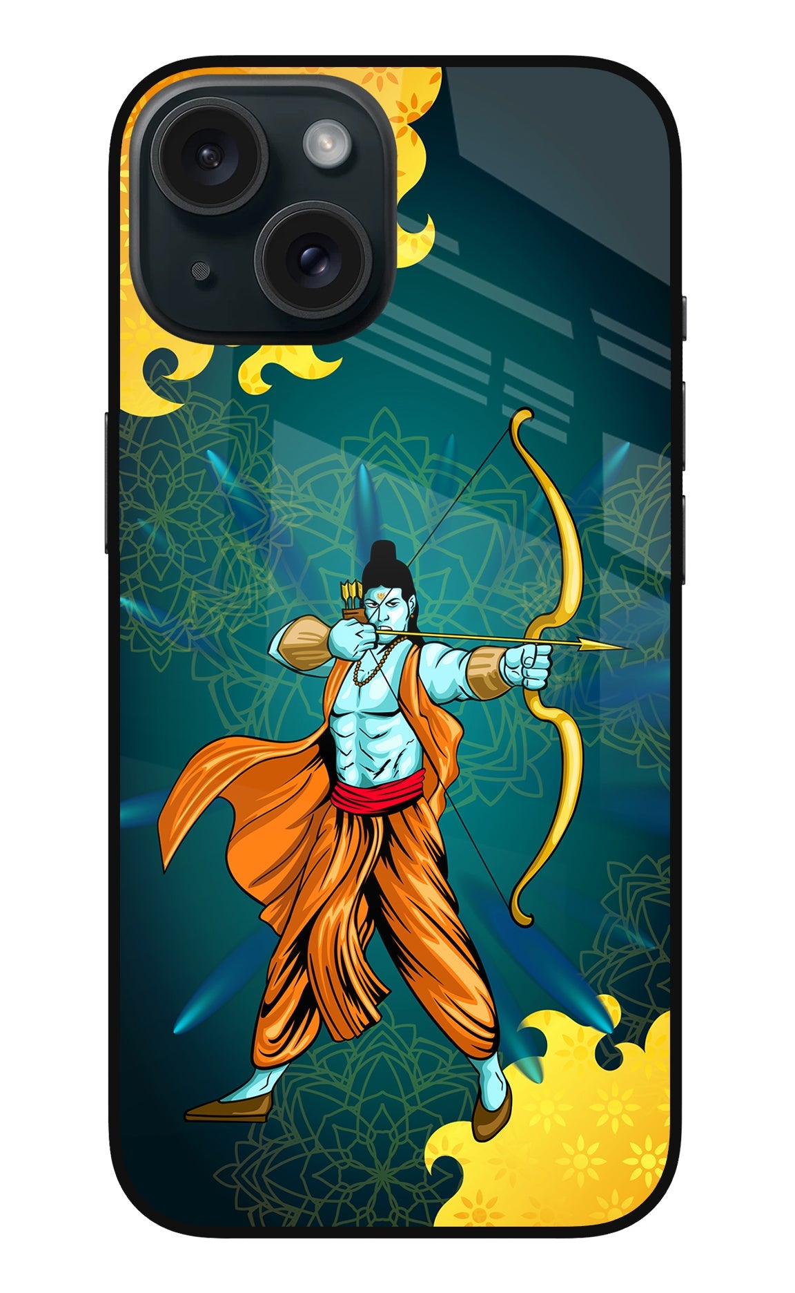 Lord Ram - 6 iPhone 15 Glass Case