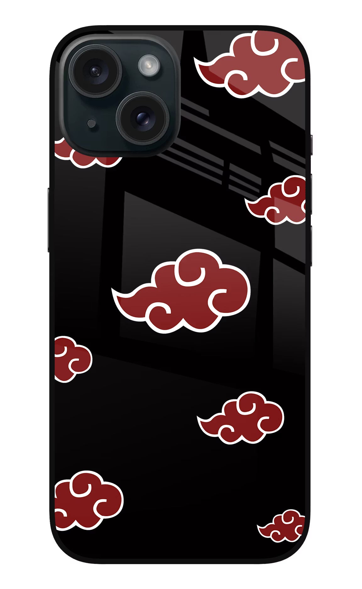Akatsuki iPhone 15 Glass Case Back Cover by Casekaro