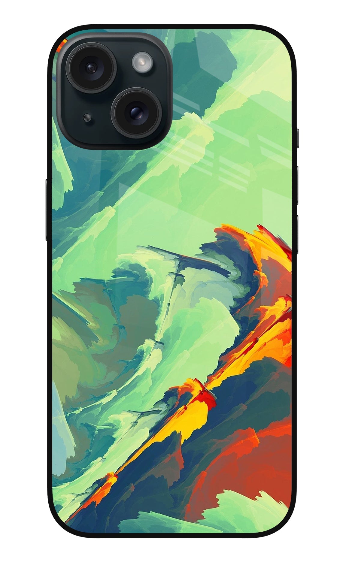 Paint Art iPhone 15 Glass Case