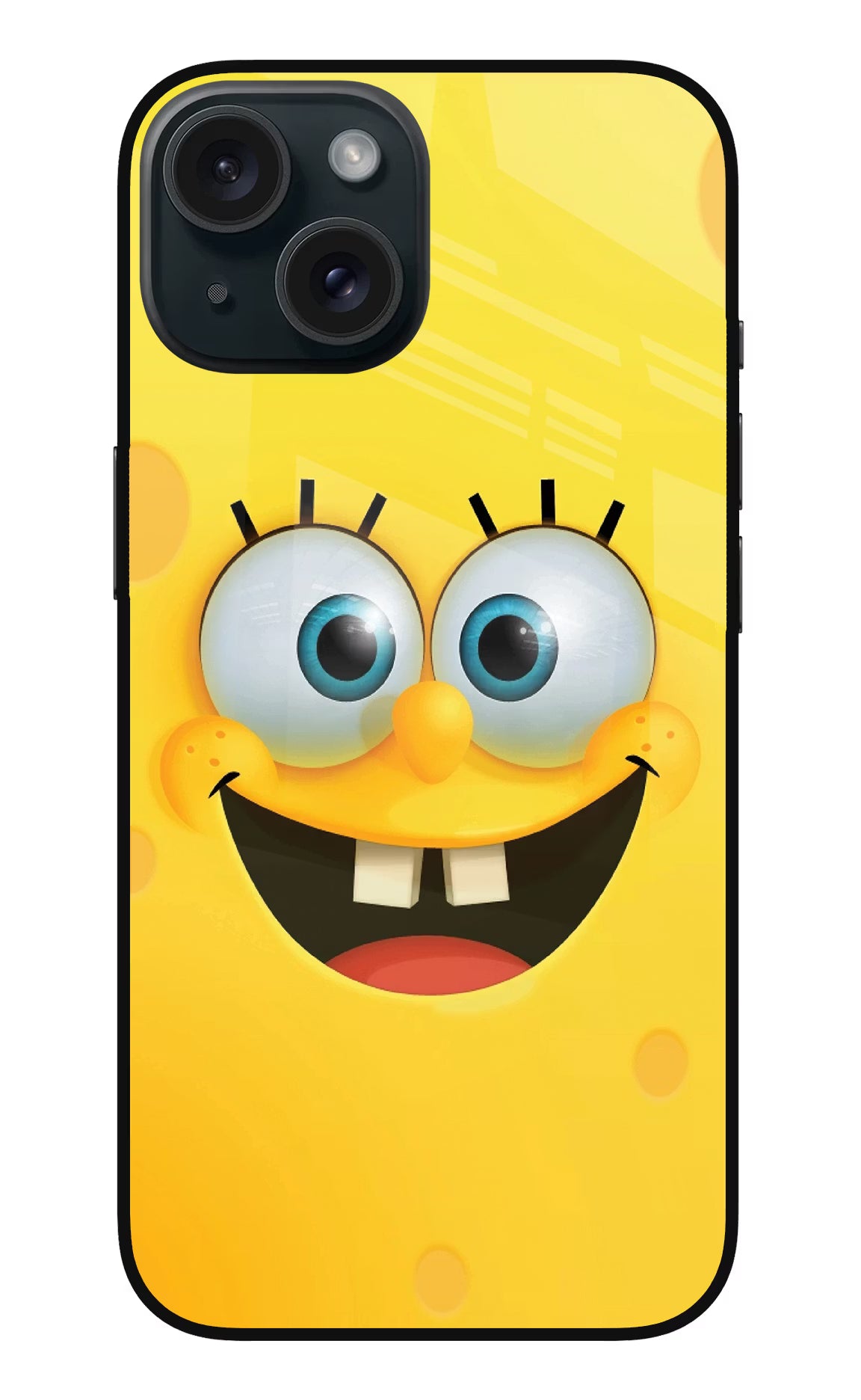 Sponge 1 iPhone 15 Glass Case Back Cover by Casekaro