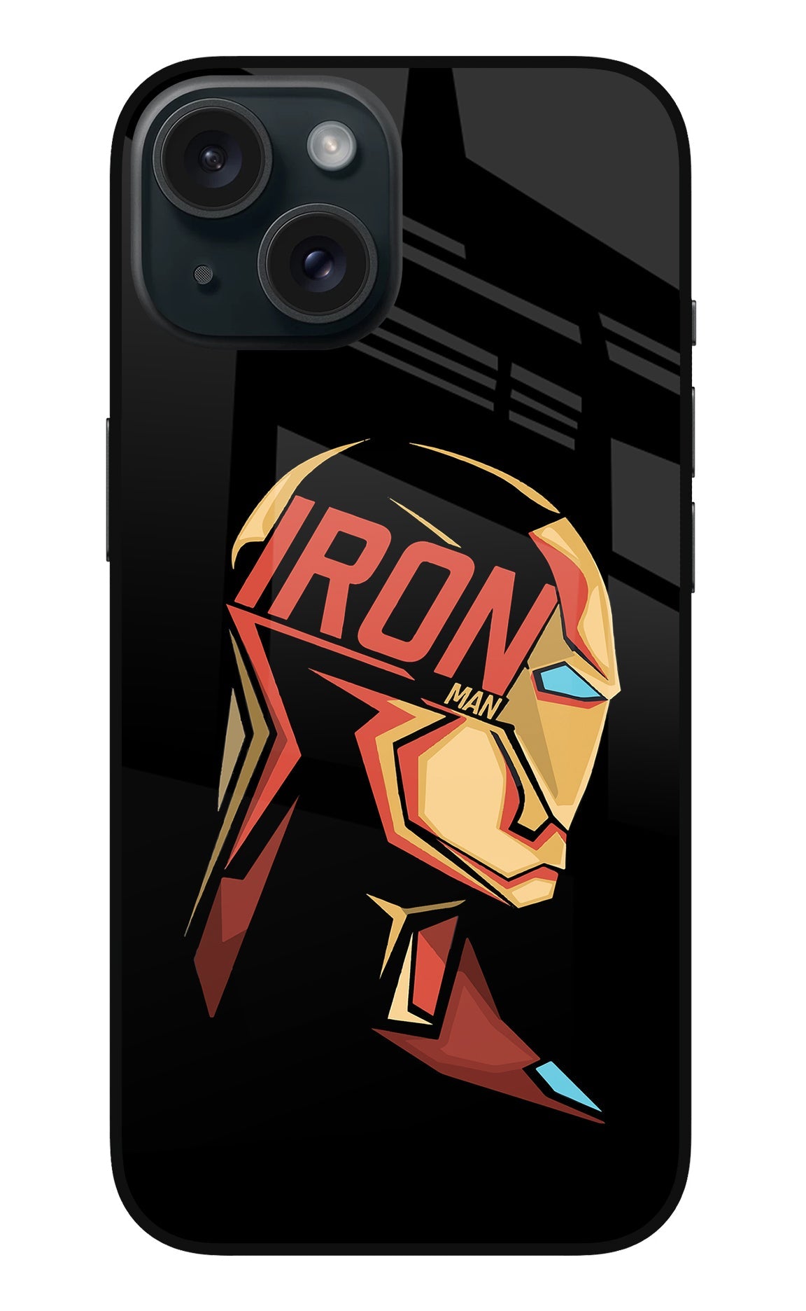 IronMan iPhone 15 Glass Case
