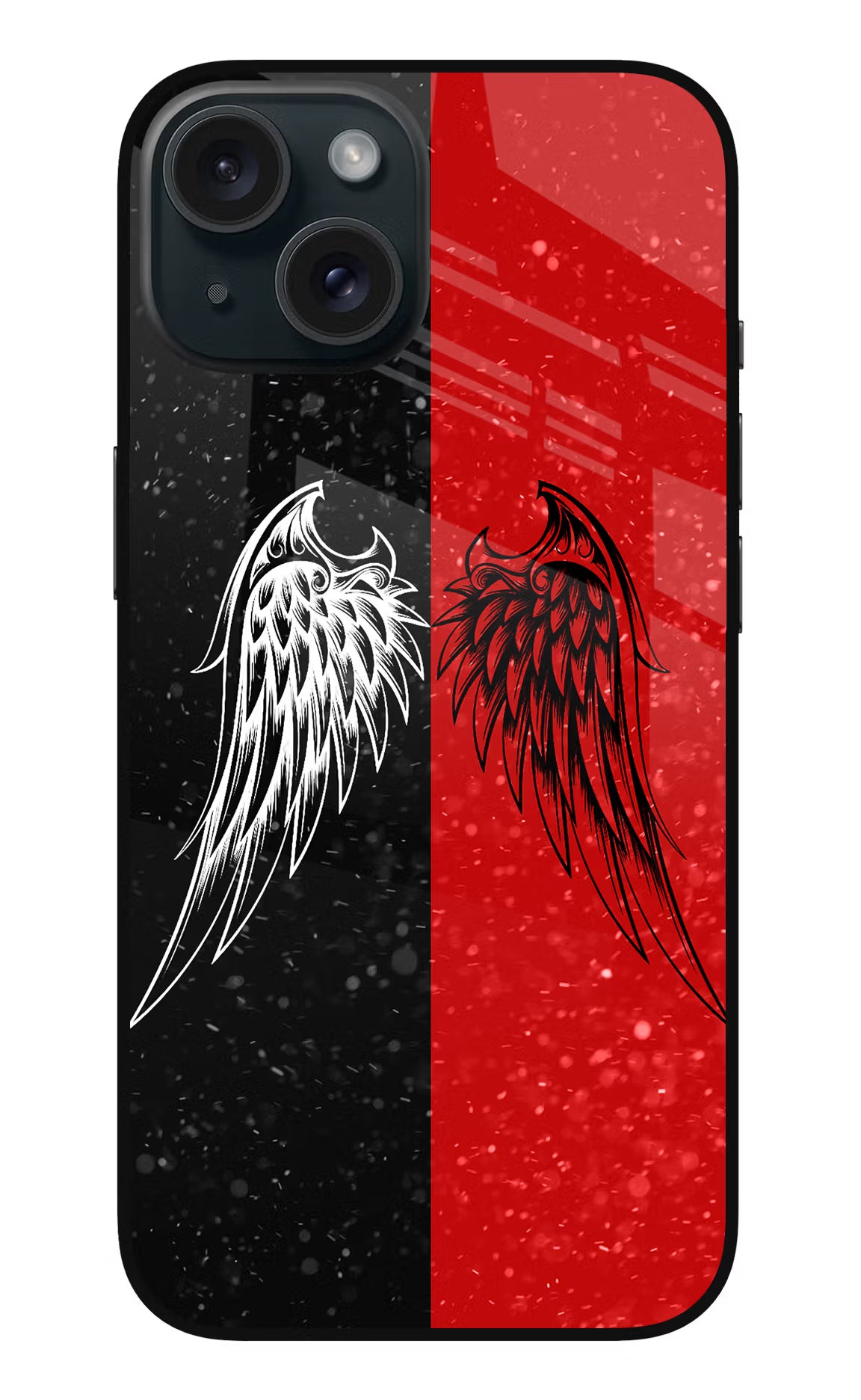 Wings iPhone 15 Glass Case